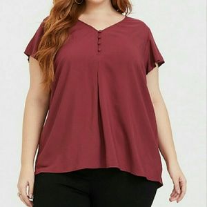 Torrid Challis Blouse
